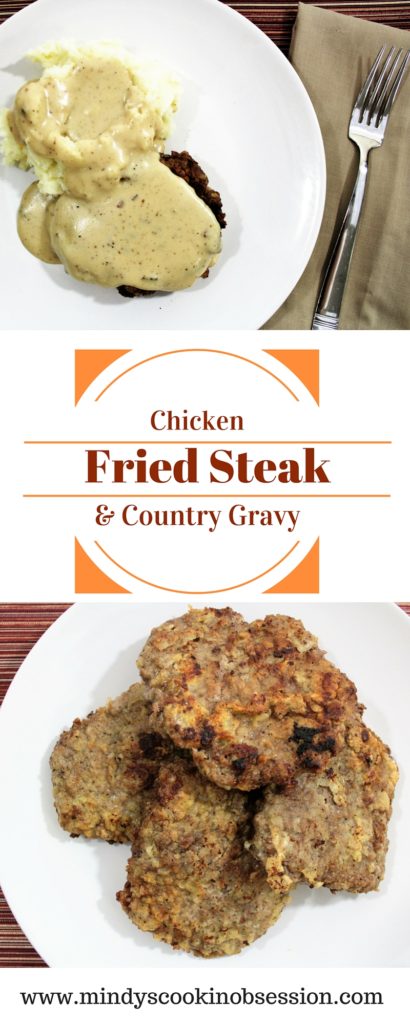 Chicken Fried Steak & Country Gravy - Mindy's Cooking Obsession