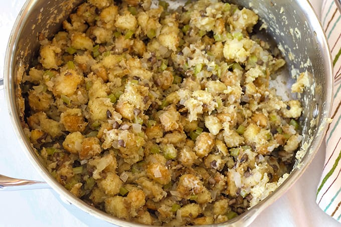 Stovetop Stuffing (quick, easy, homemade) - Two Kooks In The Kitchen