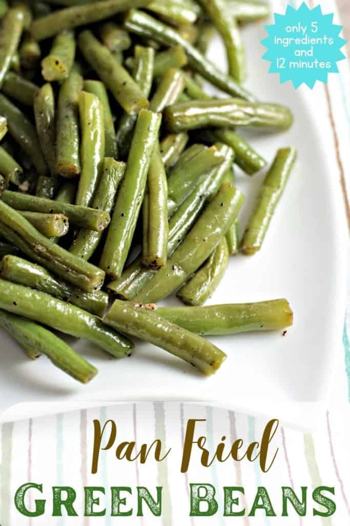 Pan Fried Fresh Green Beans Recipe - Mindy's Cooking Obsession