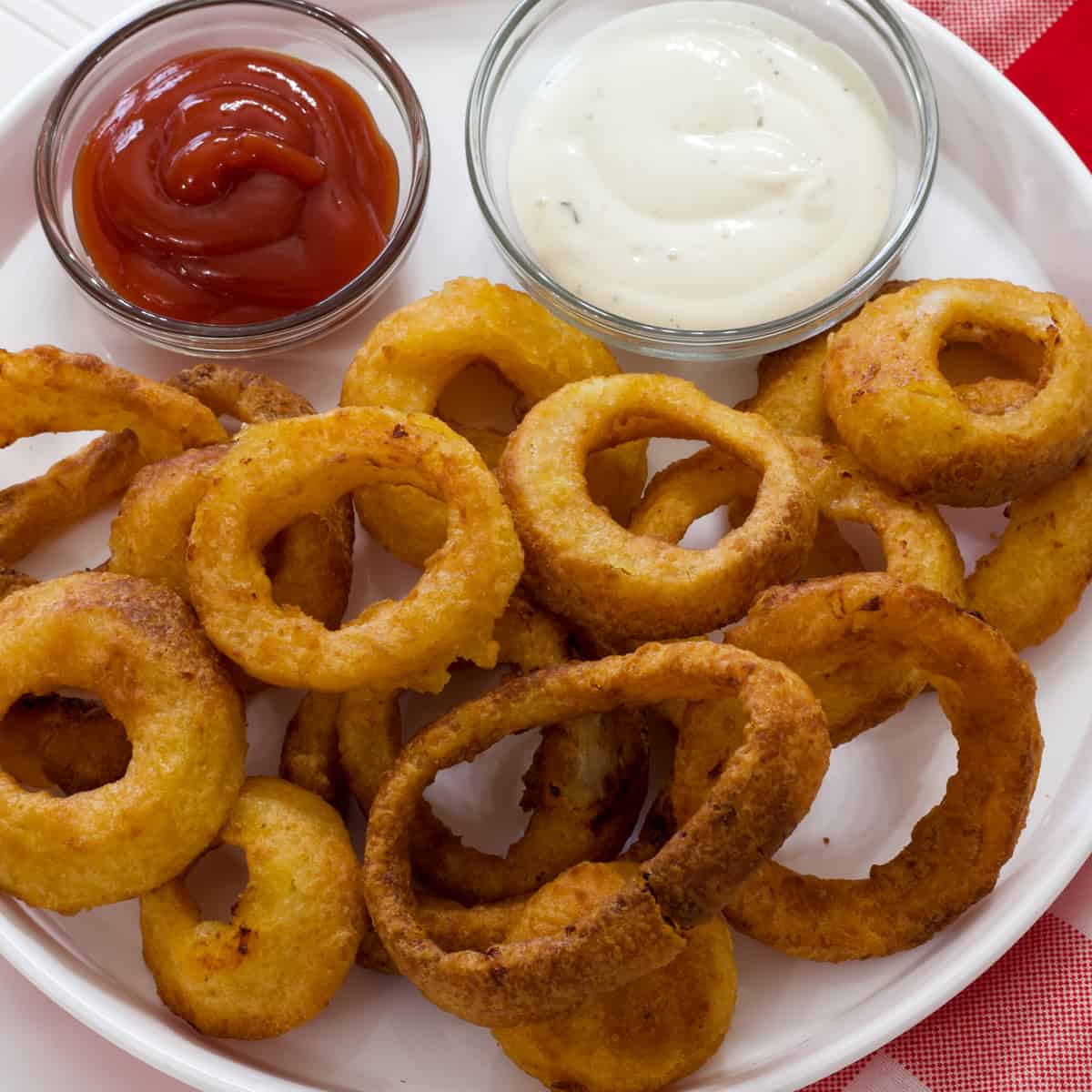 Frozen Onion Rings In The Air Fryer Story • Love From The Oven