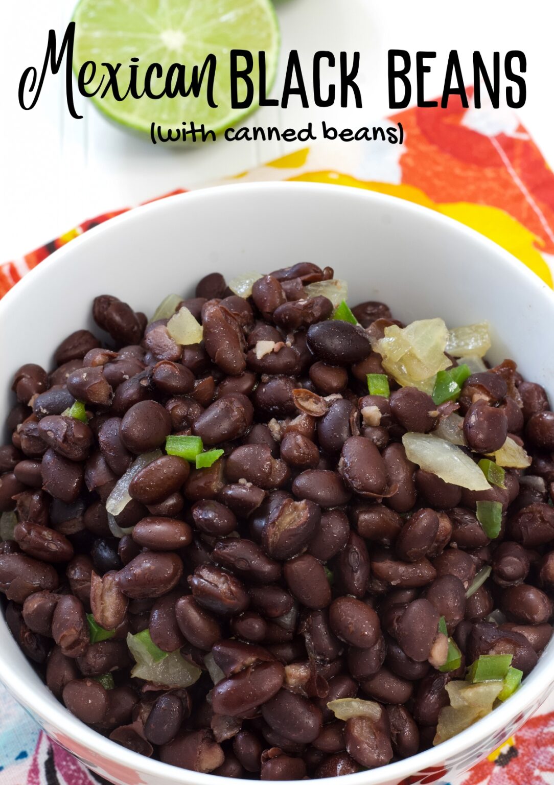 Easy Mexican Black Beans Recipe (with canned beans) - Mindy's Cooking ...