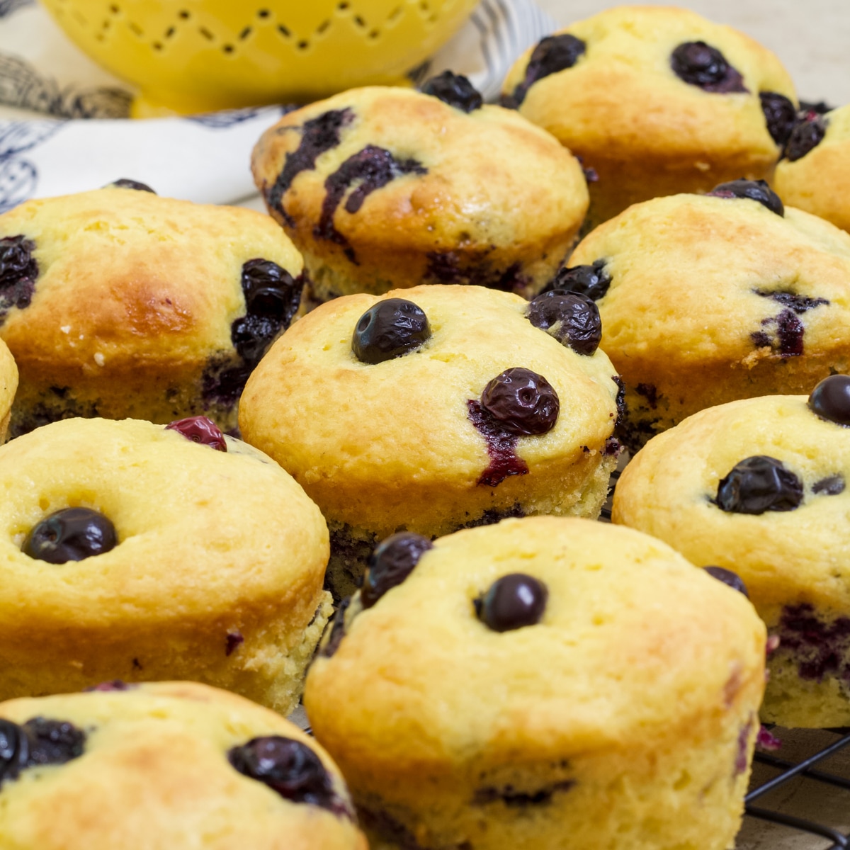 Cake Mix Blueberry Muffins Recipe (EASY)